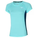 Damen T-Shirt Mizuno  DryAeroFlow Tee Angel Blue