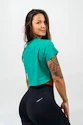 Damen T-Shirt Nebbia  Crop top tričko POWERHOUSE Zelená