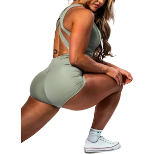 Damen T-Shirt Nebbia STRONG BEAUTY Body-Enhancing Workout Jumpsuit 427 light green