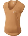 Damen T-shirt Nike Court Pure Tennis Top Tangerine Tint