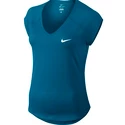Damen T-Shirt Nike Court Pure Tennis Top Turquise