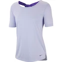 Damen T-Shirt Nike Dry SS Top Elastika Purple