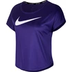 Damen T-Shirt Nike  Swoosh Run Top SS Purple