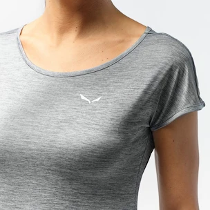 Damen T-Shirt Salewa  Puez Melange Dry S/S Tee Rose Red Melange