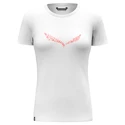 Damen T-Shirt Salewa  Solidlogo Dri-release White