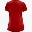 Damen T-Shirt Salomon Agile SS Tee burgund