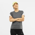 Damen T-Shirt Salomon  Cross Run Graphic Tee Black