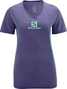 Damen T-Shirt Salomon Stroll Logo Artist Grey