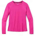 Damen T-Shirt Smartwool  Merino Sport 120 Long Sleeve Festive Fushia