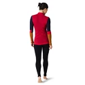 Damen T-Shirt Smartwool  W Intraknit Merino 200 Colorblck 1/4 Zip pomegranate L