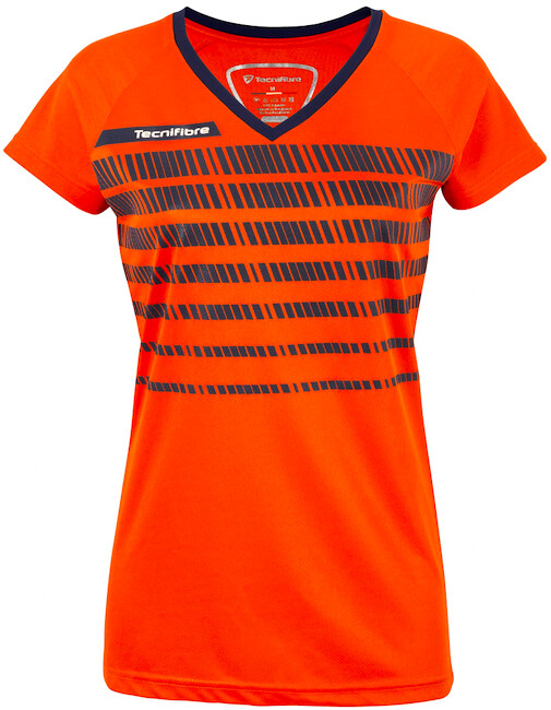 Damen T-Shirt TECNIFIBRE 2018 Lady F2 Airmesh Orange