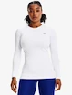 Damen T-Shirt Under Armour  Authentics Crew-WHT