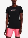 Damen T-Shirt Under Armour  GRADIENT PILL SS-BLK