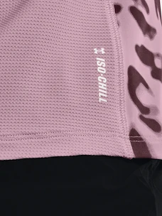 Damen T-Shirt Under Armour  Iso-Chill 200 Print SS-PNK XS