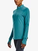 Damen T-Shirt Under Armour  Qualifier Run 2.0 1/2 Zip-BLU XS