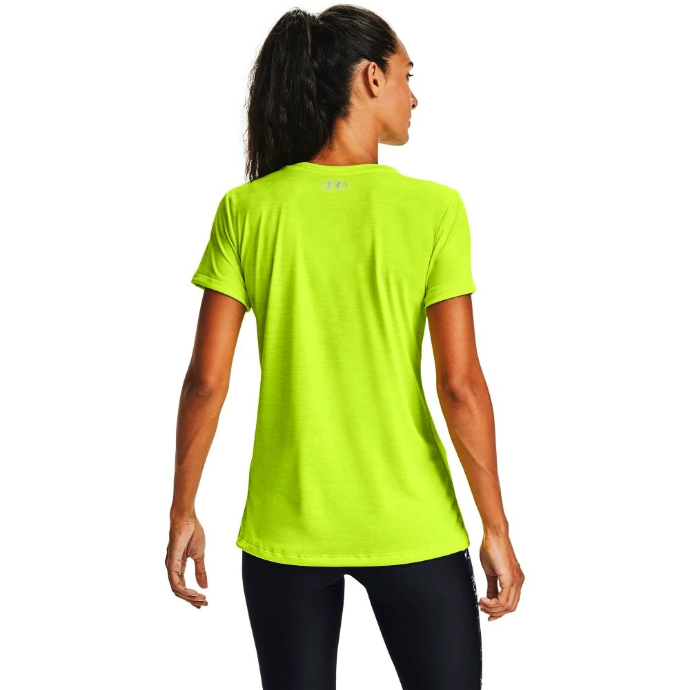 Casco Llevar Y equipo Damen T-Shirt Under Armour Tech Twist Graphic LU SSC grün | Sportega
