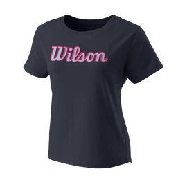 Damen T-Shirt Wilson Script Eco Cotton Tee W India Ink