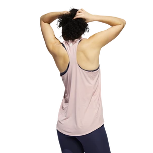 Damen Tank-Top adidas  3-Bar Logo Tank Wonder Mauve XS
