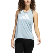 Damen Tank-Top adidas  3-Stripes Logo Magic Grey