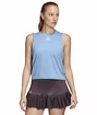 Damen Tank-Top adidas  Camo Tank Primeblue Light Blue