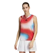 Damen Tank-Top adidas  Melbourne Printed Match Tank White/Red/Blue