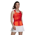 Damen Tank-Top adidas  Tokyo Y-Tank Primeblue Heat.Rdy Solar Red