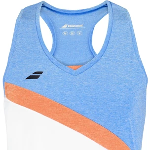 Damen Tank-Top Babolat  Play Tank Top Women White/Blue S