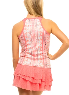 Damen Tank-Top Lucky in Love  Flower Patch Tuck Tank Melon S
