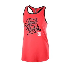 Damen Tank-Top Wilson NYC Calligra Tech Tank Coral