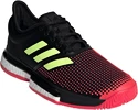 Damen Tennisschuhe adidas SoleCourt Boost W Black/Red