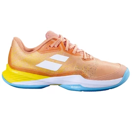 Damen Tennisschuhe Babolat Jet Mach 3 AC Women Coral/Gold Fusion