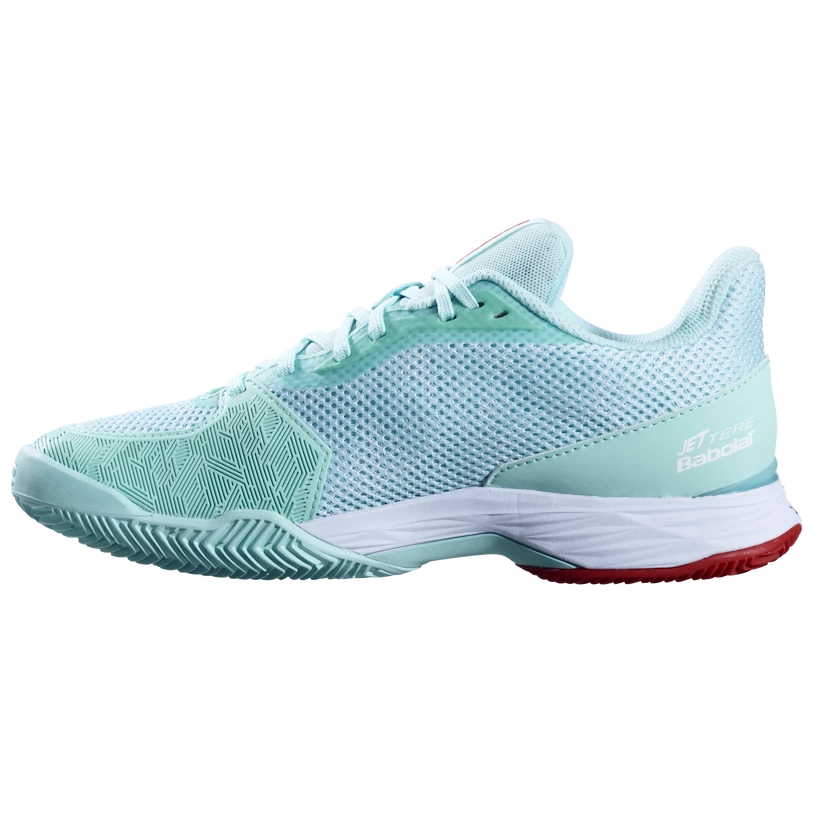 Damen Tennisschuhe Babolat Jet Tere Clay Women Yucca White
