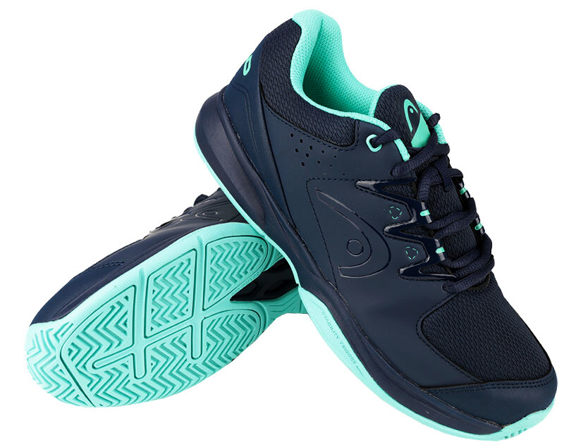274400-055 Head Damen Tennisschuhe Brazer 2.0 in Blau-Türkis UK 5,5-8 NEU!!! 