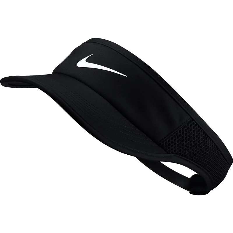 Damen Visor Nike Court Aerobill Tennis Visor Black Sportega