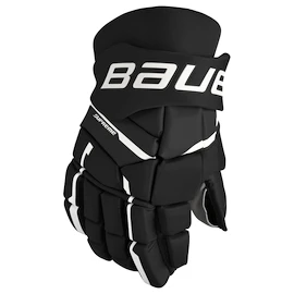 Eishockeyhandschuhe Bauer Supreme M3 Black/White Intermediate