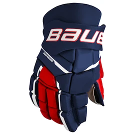 Eishockeyhandschuhe Bauer Supreme M3 Navy/Red/White Senior