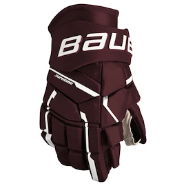 Eishockeyhandschuhe Bauer Supreme M5PRO Maroon Senior