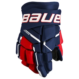 Eishockeyhandschuhe Bauer Supreme M5PRO Navy/Red/White Junior