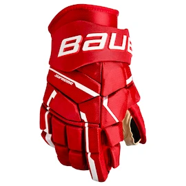 Eishockeyhandschuhe Bauer Supreme M5PRO Red Intermediate