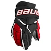 Eishockeyhandschuhe Bauer Supreme MACH Black/Red Intermediate