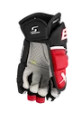 Eishockeyhandschuhe Bauer Supreme MACH Black/Red Intermediate