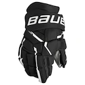 Eishockeyhandschuhe Bauer Supreme MACH Black/White Senior