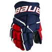 Eishockeyhandschuhe Bauer Supreme MACH Navy/Red/White Junior 10 Zoll