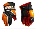 Eishockeyhandschuhe Bauer Vapor 3X Black/Orange Intermediate