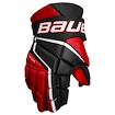 Eishockeyhandschuhe Bauer Vapor 3X Black/Red Intermediate 12 Zoll