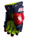 Eishockeyhandschuhe Bauer Vapor 3X Navy/Red/White Junior