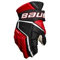 Eishockeyhandschuhe Bauer Vapor 3X PRO Black/Red Intermediate 13 Zoll
