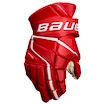 Eishockeyhandschuhe Bauer Vapor 3X PRO Red Senior