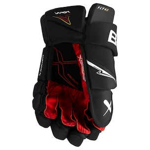 Eishockeyhandschuhe Bauer Vapor FLY40 Black/White Intermediate