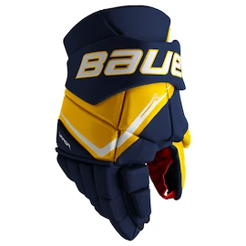 Eishockeyhandschuhe Bauer Vapor FLY40 Navy/Gold Intermediate